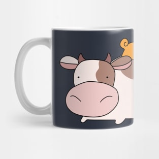 Cow and Little Shiba Mug